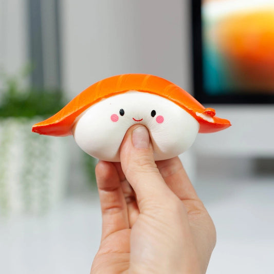 Salmon Smiling Nigiri Sushi Foam Squishy Toy