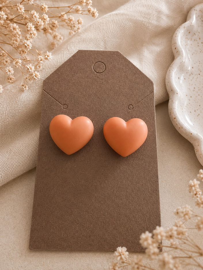 Heart Post Earrings