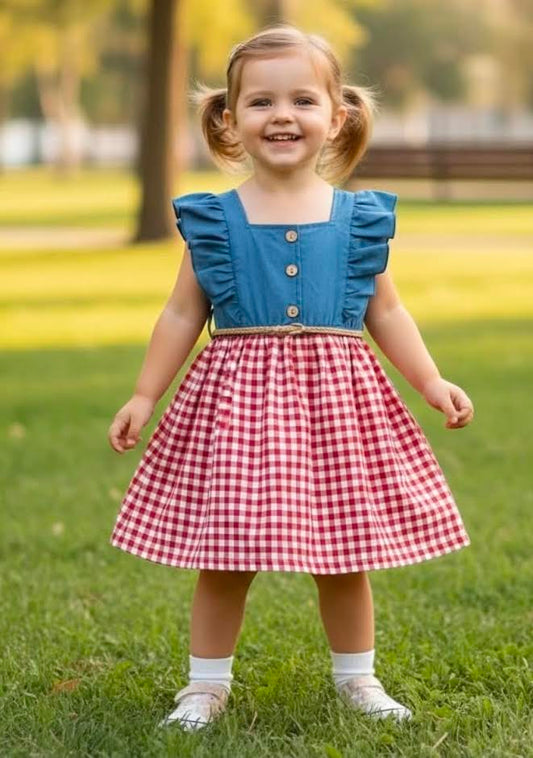 Pete + Lucy: Gingham Picnic Dress