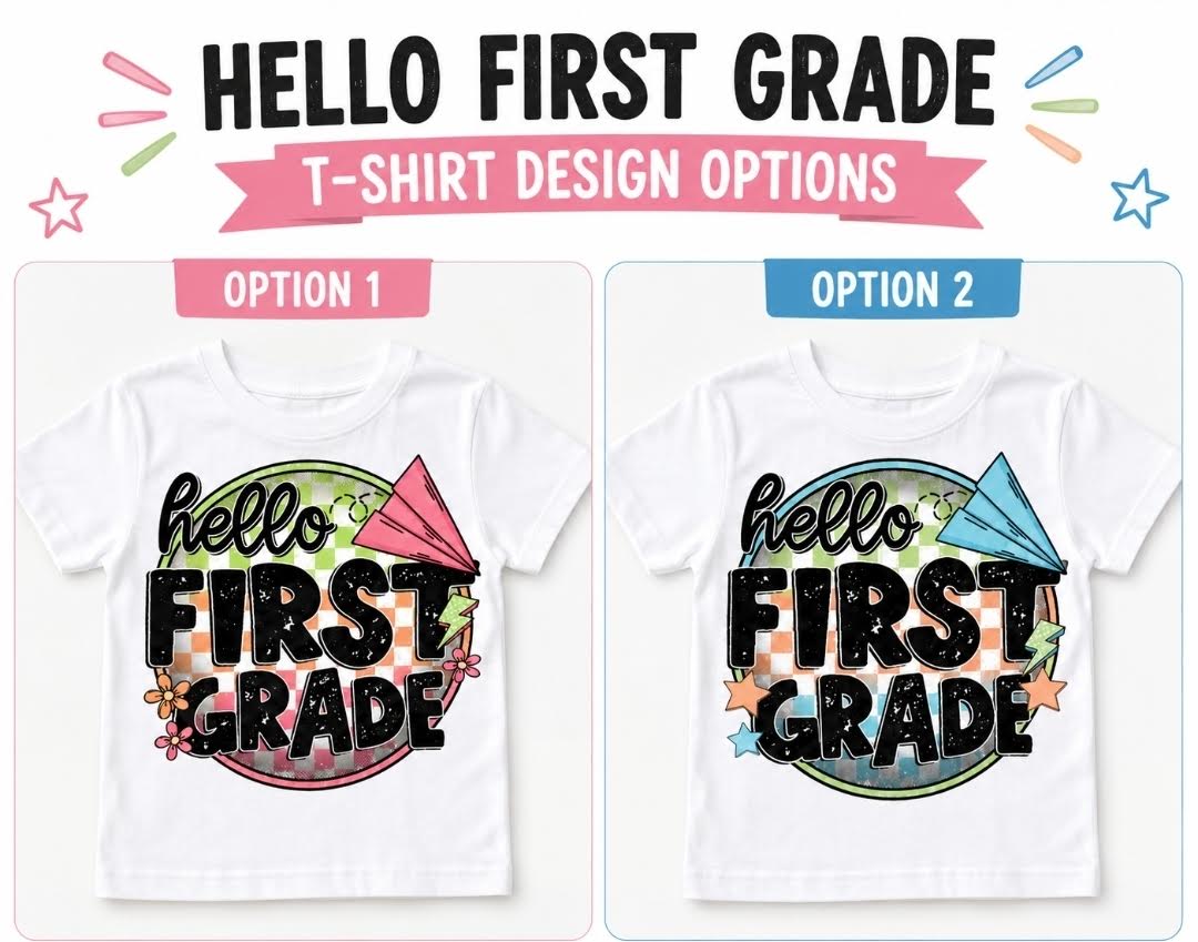 Hello 1st Grade Shirt (Pre-Order)