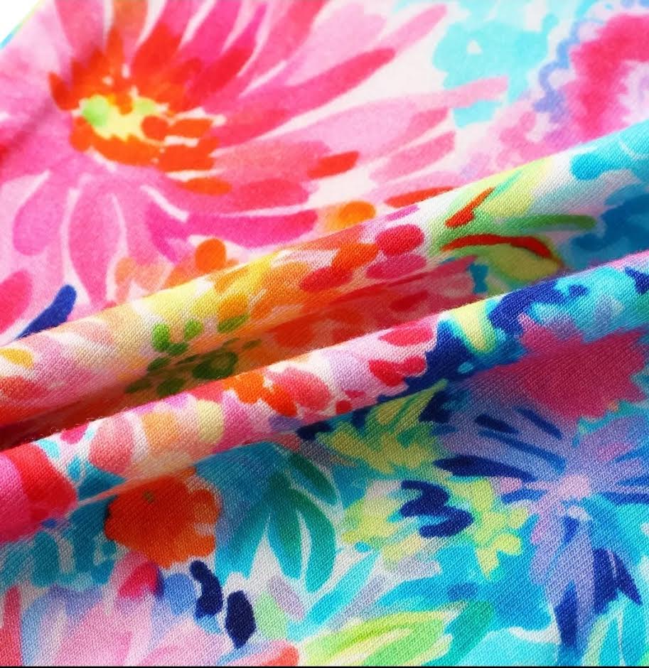 Posh Tot: Coral Garden Bamboo Convertible Zippy