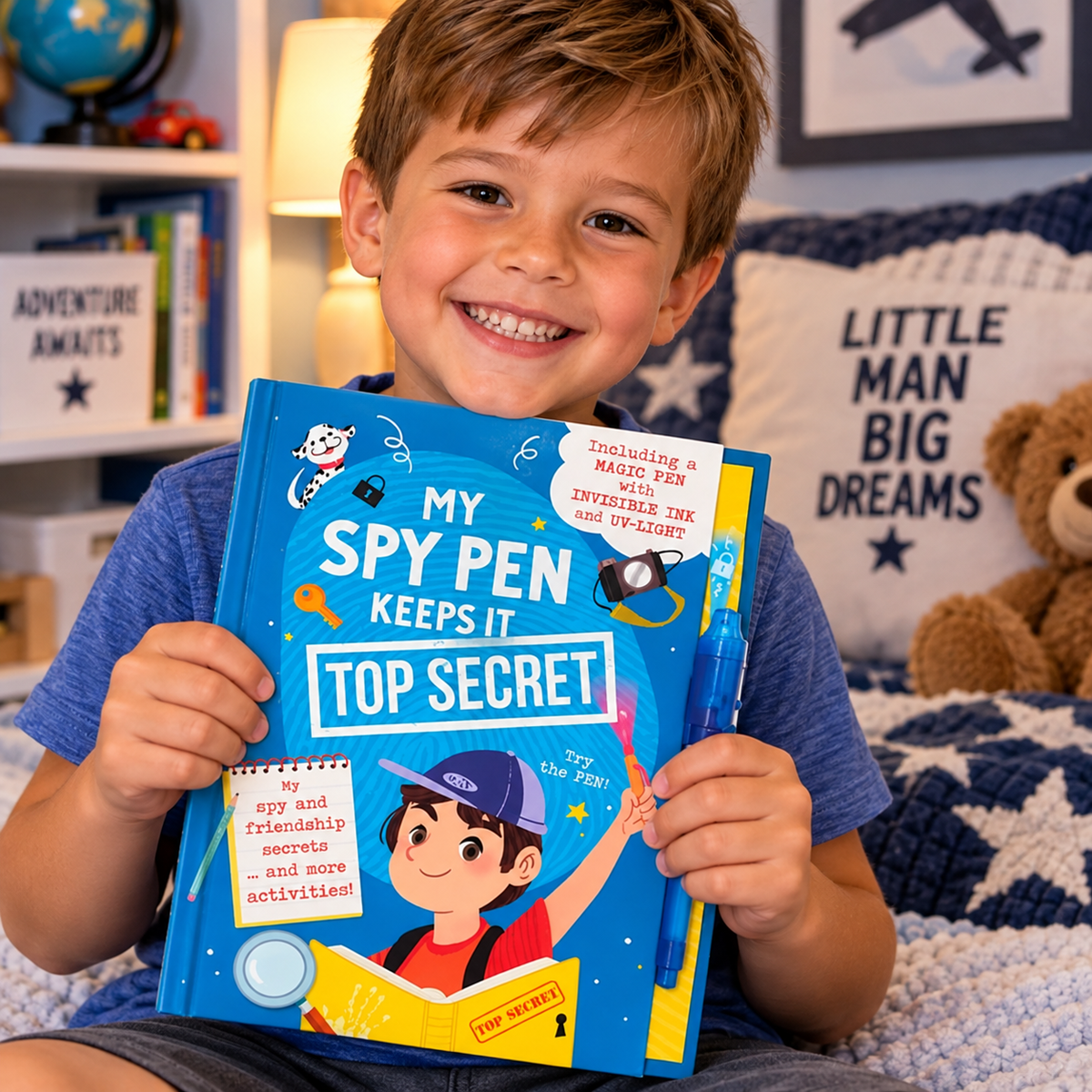 My Spy Pen Keeps it Top Secret Book