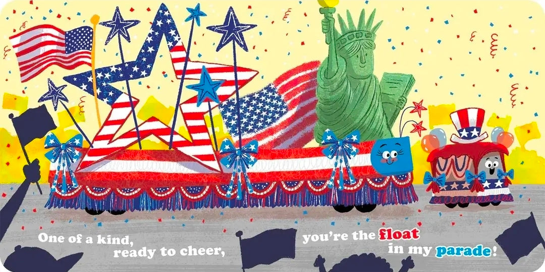 Red, White, and Blue I Love You Book