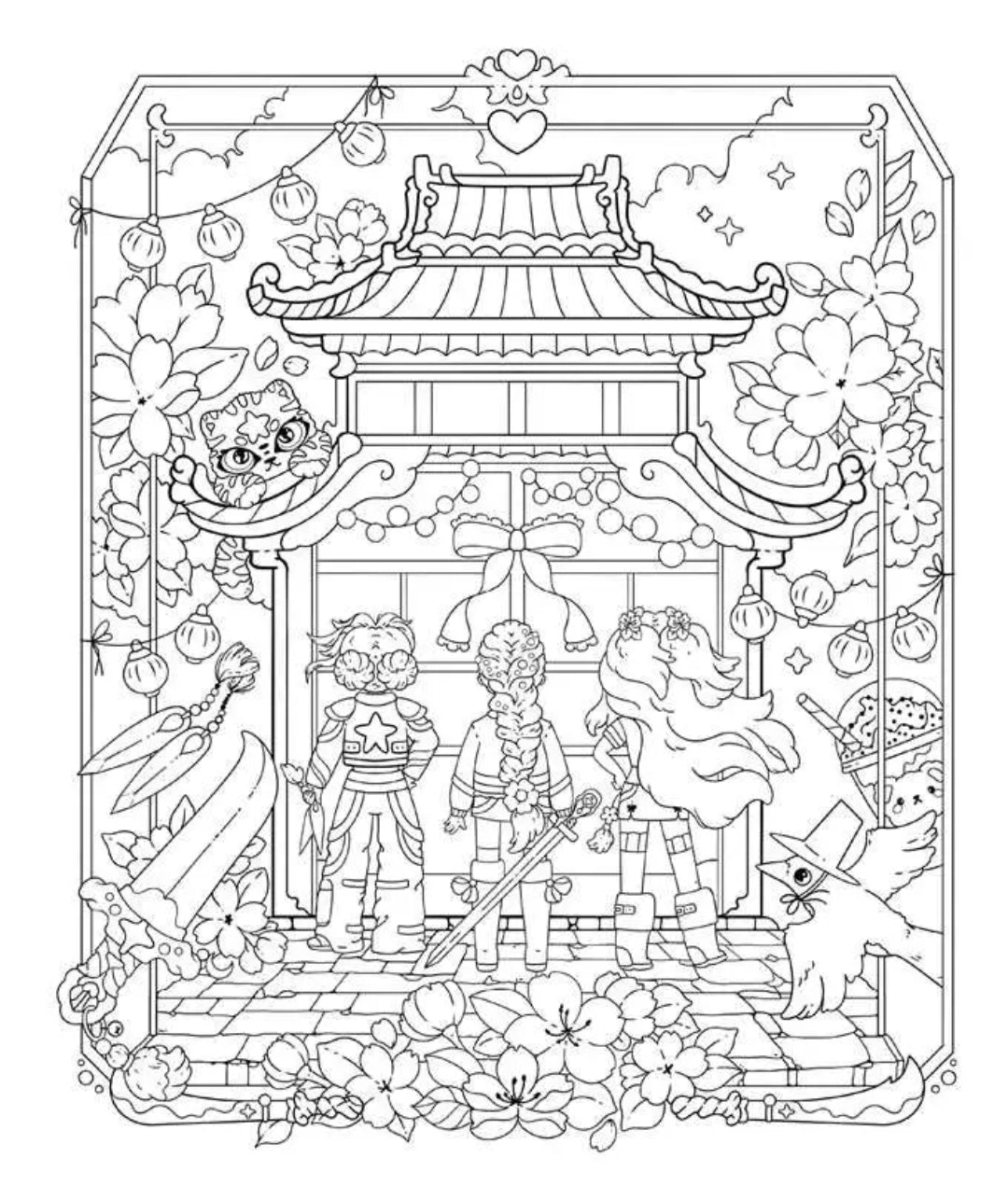 KPop Demon Hunter Coloring Book