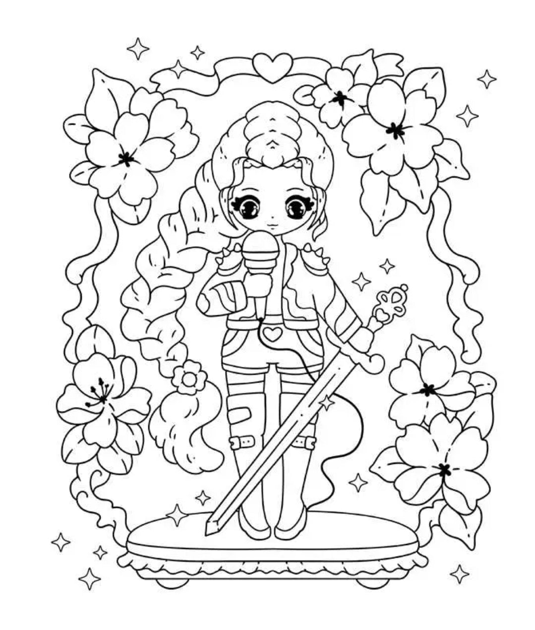 KPop Demon Hunter Coloring Book