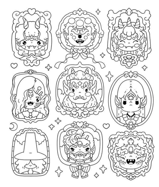 KPop Demon Hunter Coloring Book