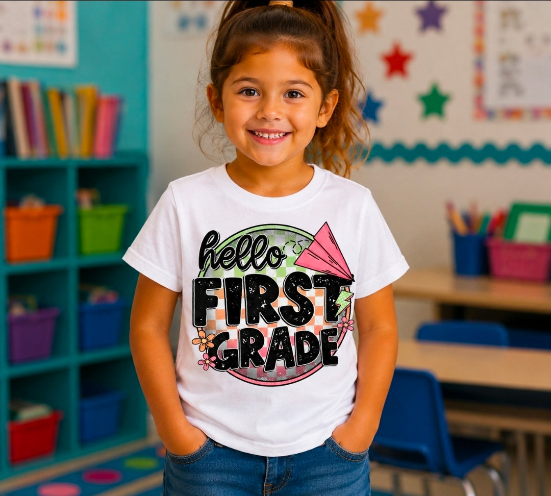 Hello 1st Grade Shirt (Pre-Order)
