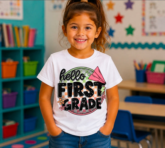 Hello 1st Grade Shirt (Pre-Order)