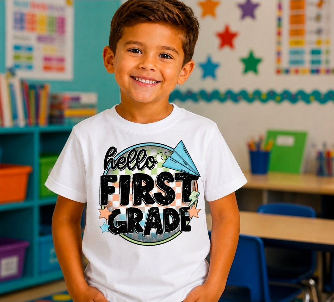 Hello 1st Grade Shirt (Pre-Order)