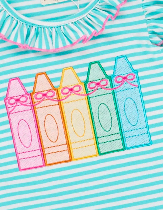 Color Me Happy Striped Cotton 2-Piece Outfit (Pre-Order)