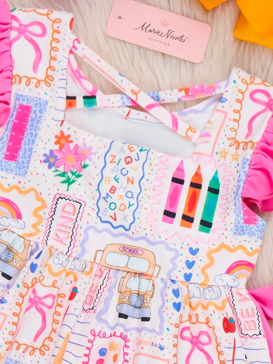 Notebook Scribbles Ruffle Outfit (Pre-Order)