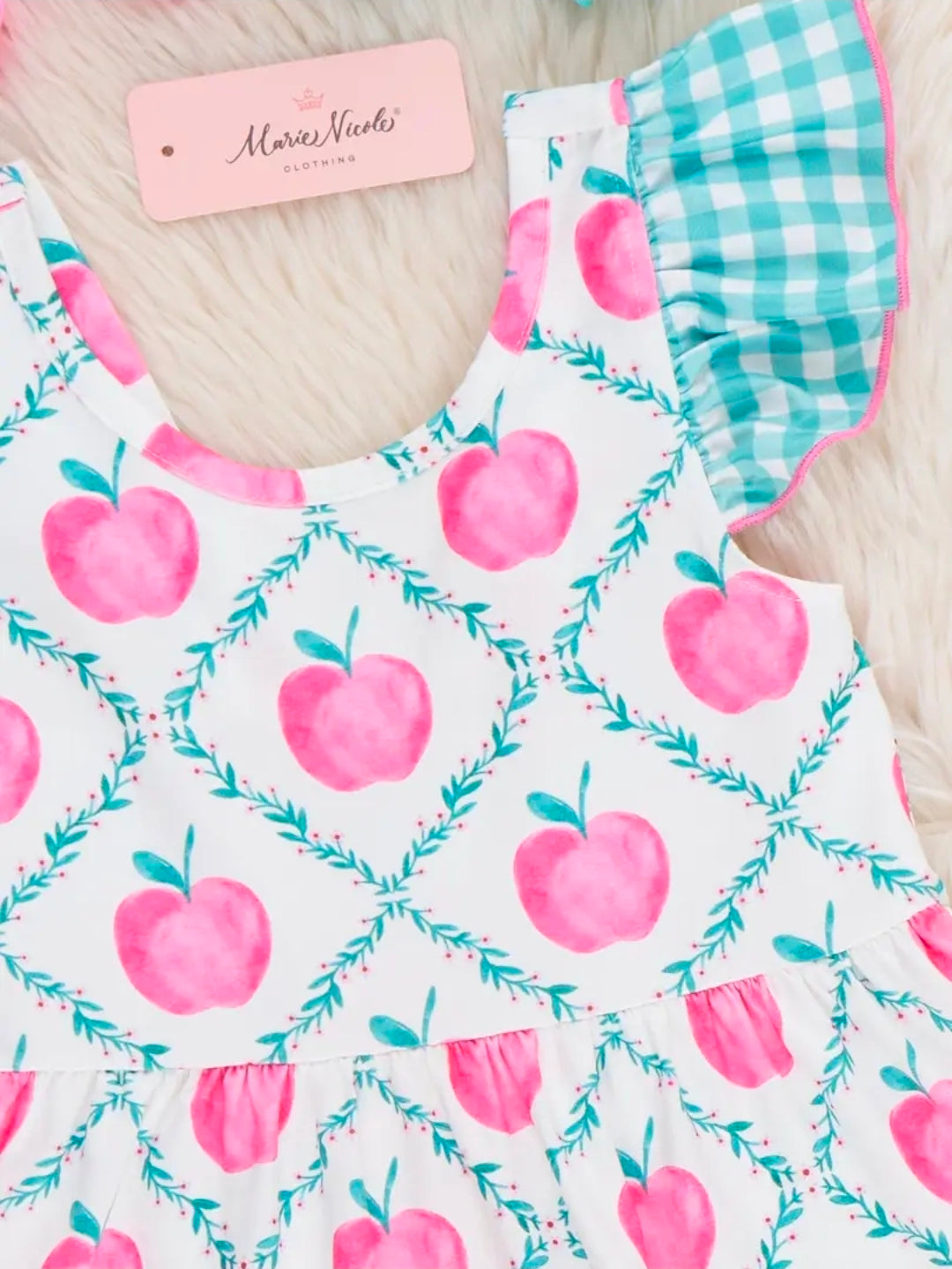 Sweet Apple Flutter Dress (Pre-Order)