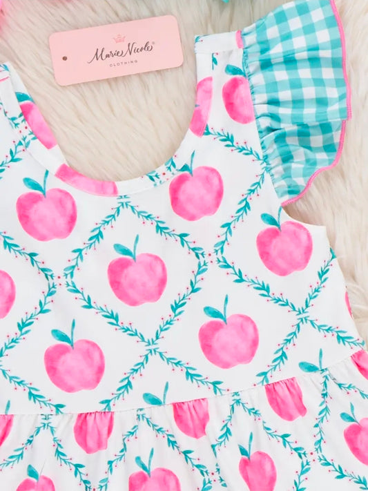 Sweet Apple Flutter Dress (Pre-Order)