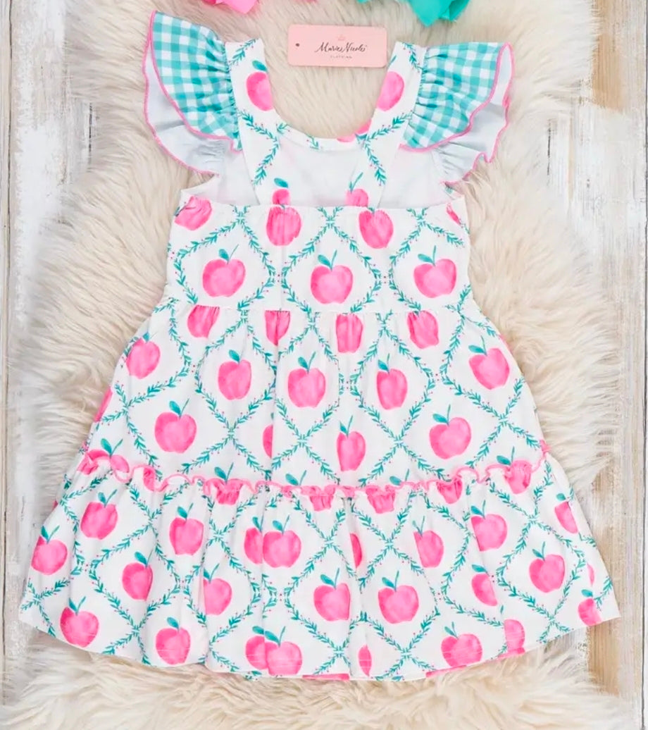 Sweet Apple Flutter Dress (Pre-Order)