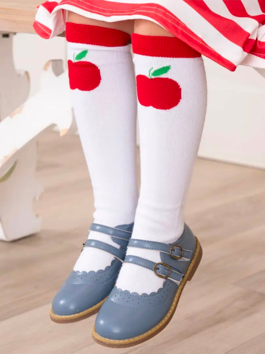 Apple-A-Day Knee Socks (Pre-Order)