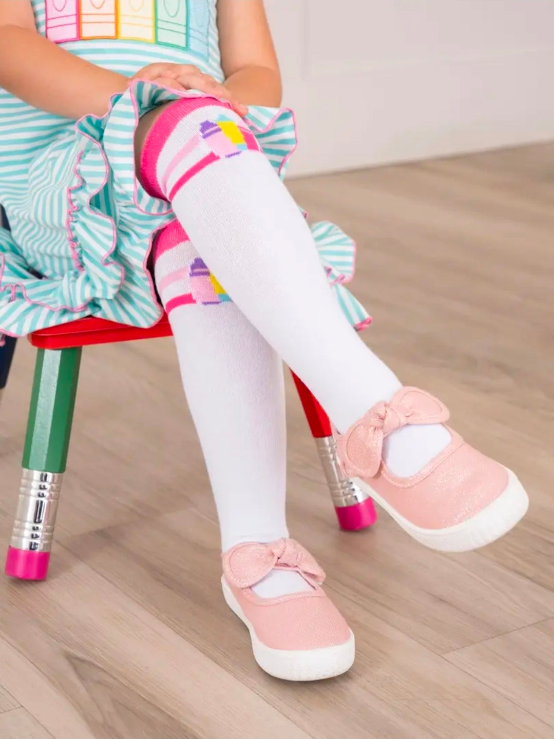 Cutie Crayons Knee Socks (Pre-Order)