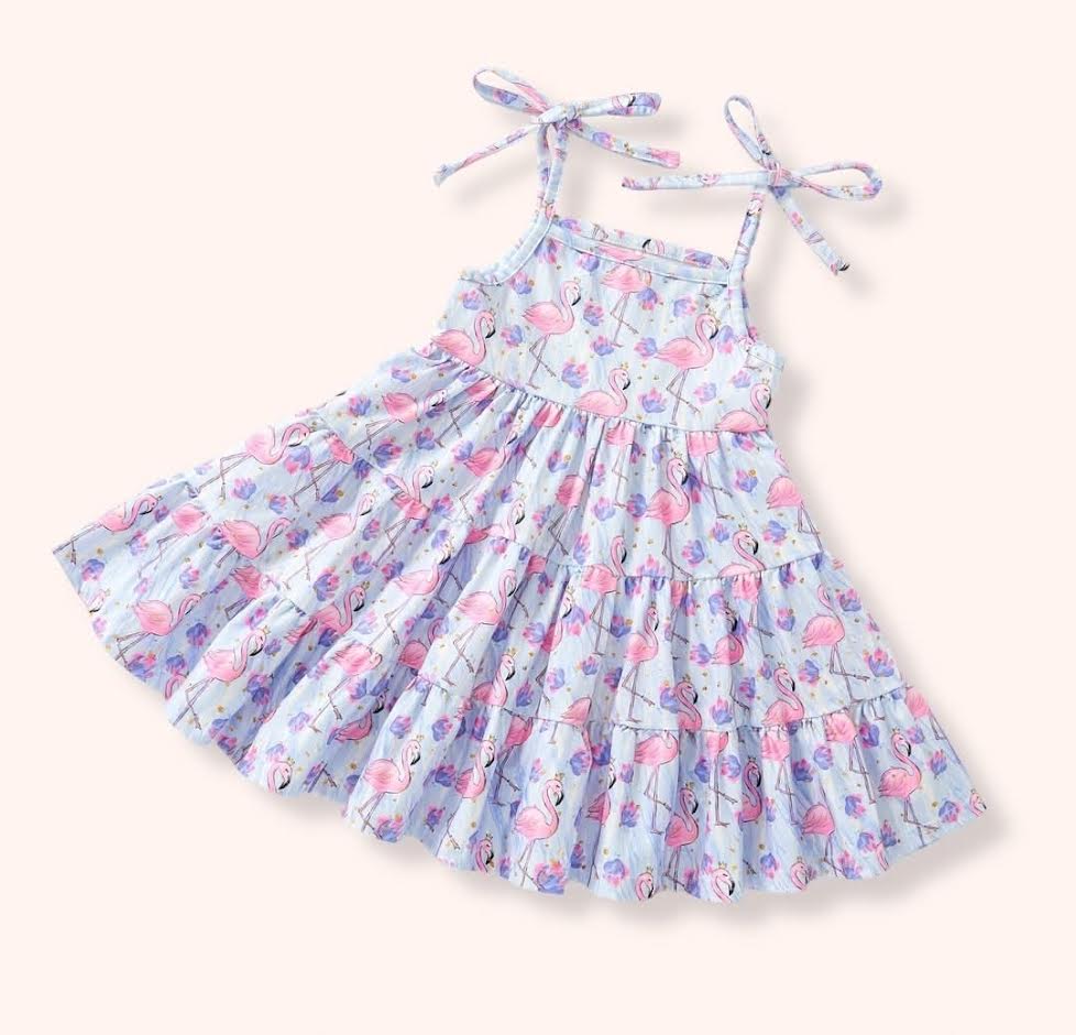 Pete + Lucy: Flamingo Dress