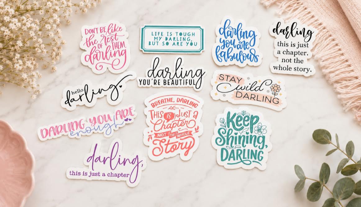 "Darling" Collection Stickers