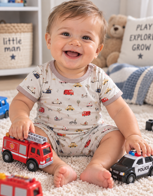 Heroes in Training Romper