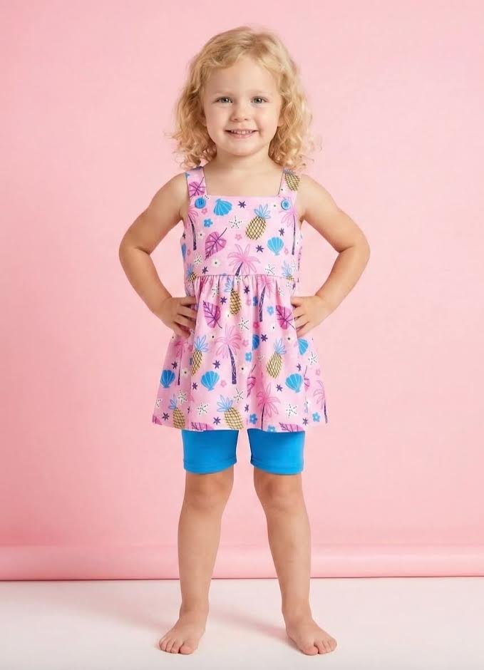 Pete + Lucy: Summer Pineapple Short Set
