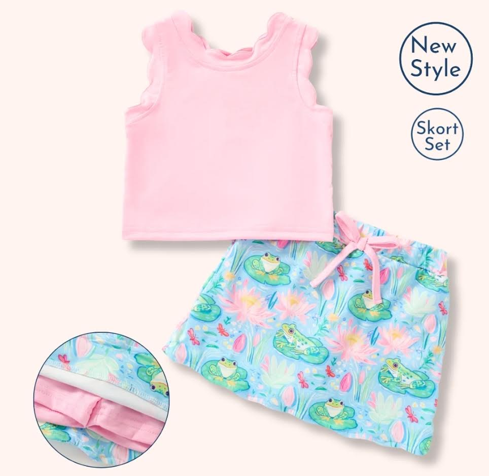 Pete + Lucy: Preppy Pond Skort Set