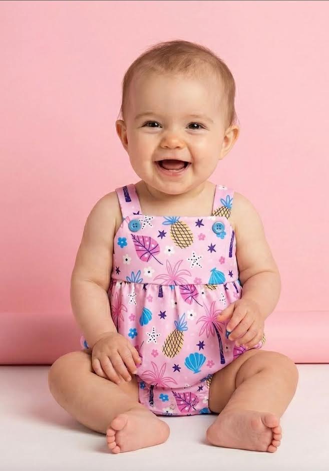 Pete + Lucy: Summer Pineapple Romper