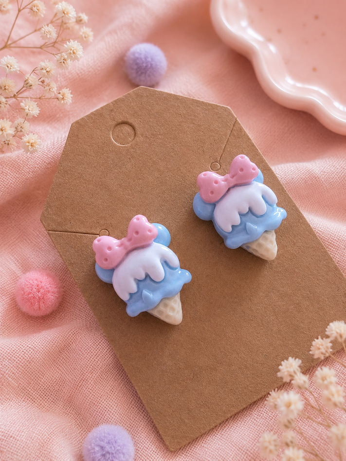 Ice Cream Post Earrings