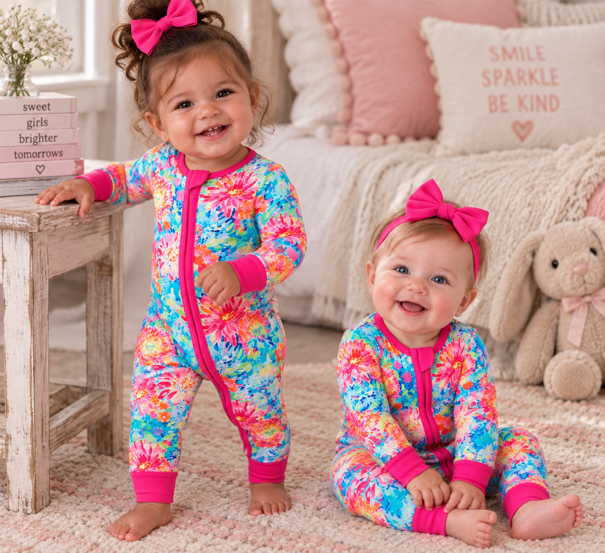 Posh Tot: Coral Garden Bamboo Convertible Zippy