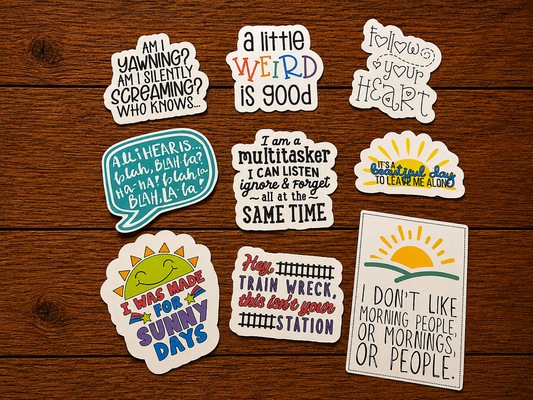 Sayings Stickers