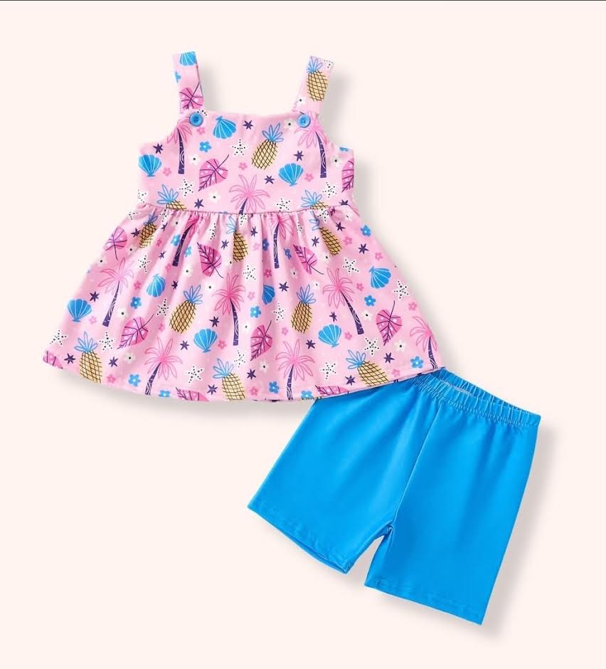 Pete + Lucy: Summer Pineapple Short Set
