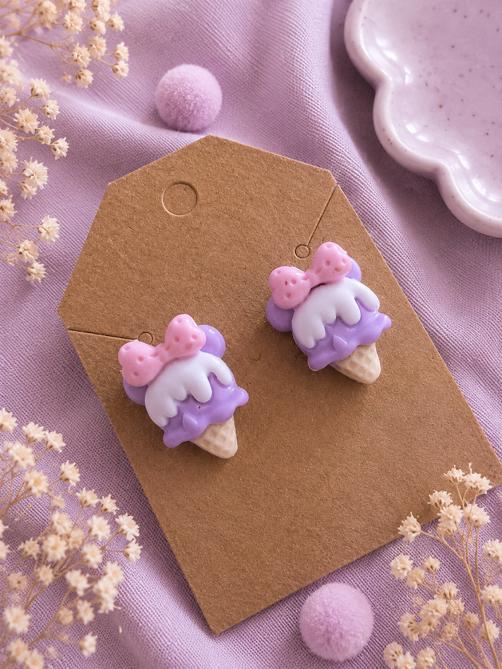 Ice Cream Post Earrings