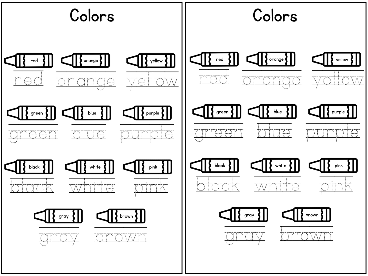 Handwriting Journal Worksheets