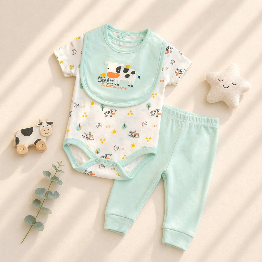 Hello Cow 3-piece Set