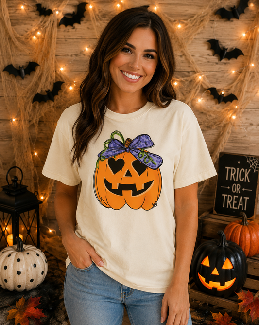Pumpkin Girl Adult Shirt