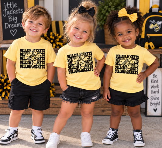 Yellow Jackets Toddler Shirt