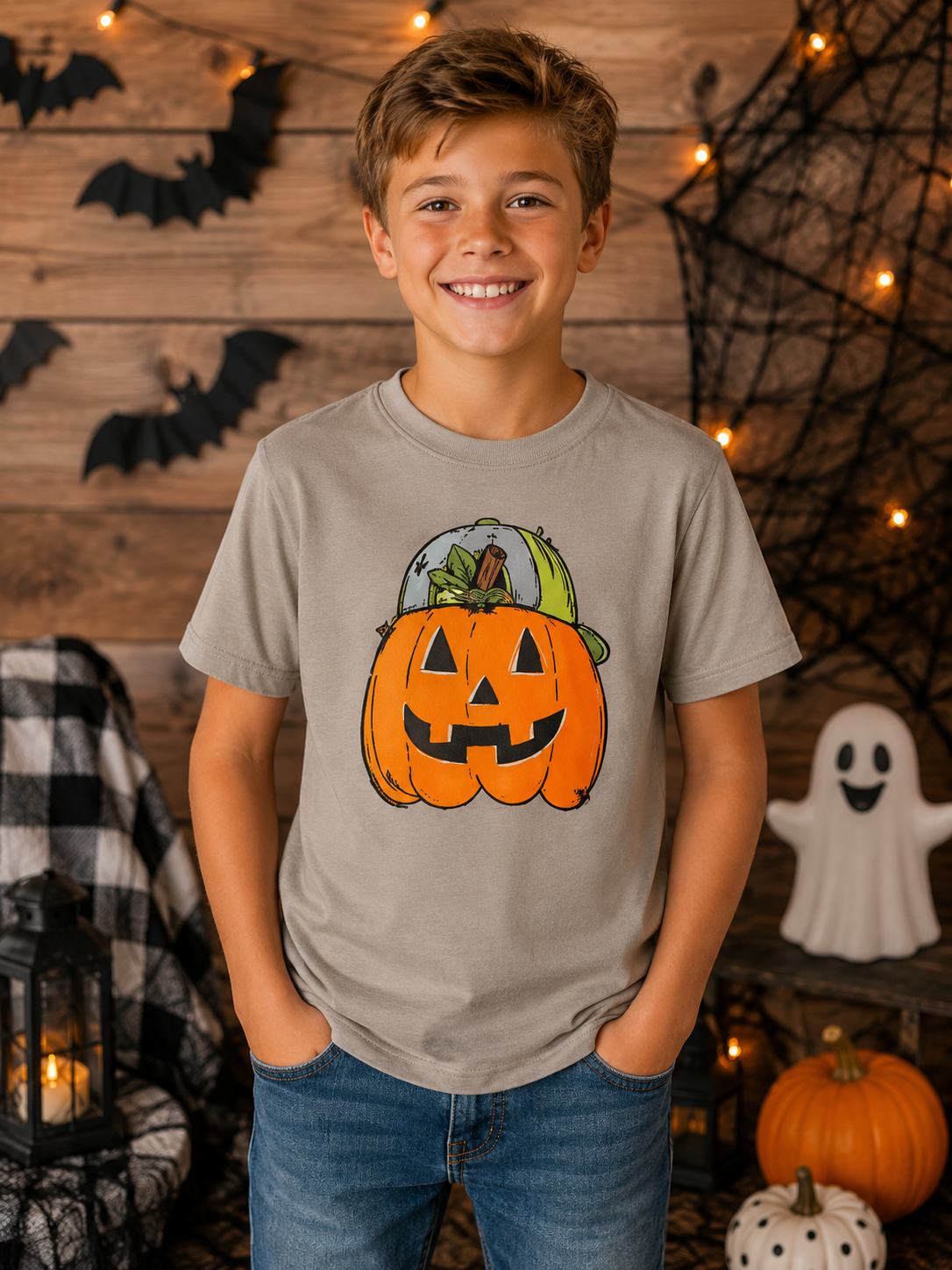 Pumpkin Boy Youth Shirt