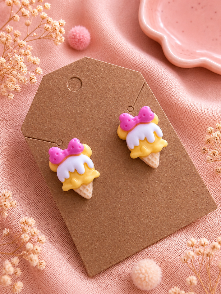 Ice Cream Post Earrings