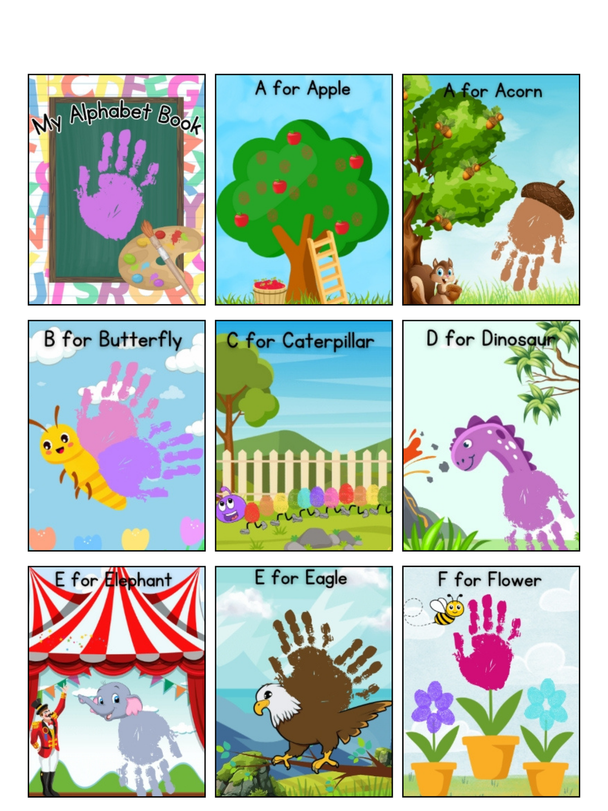 Handprint/Fingerprint Craft