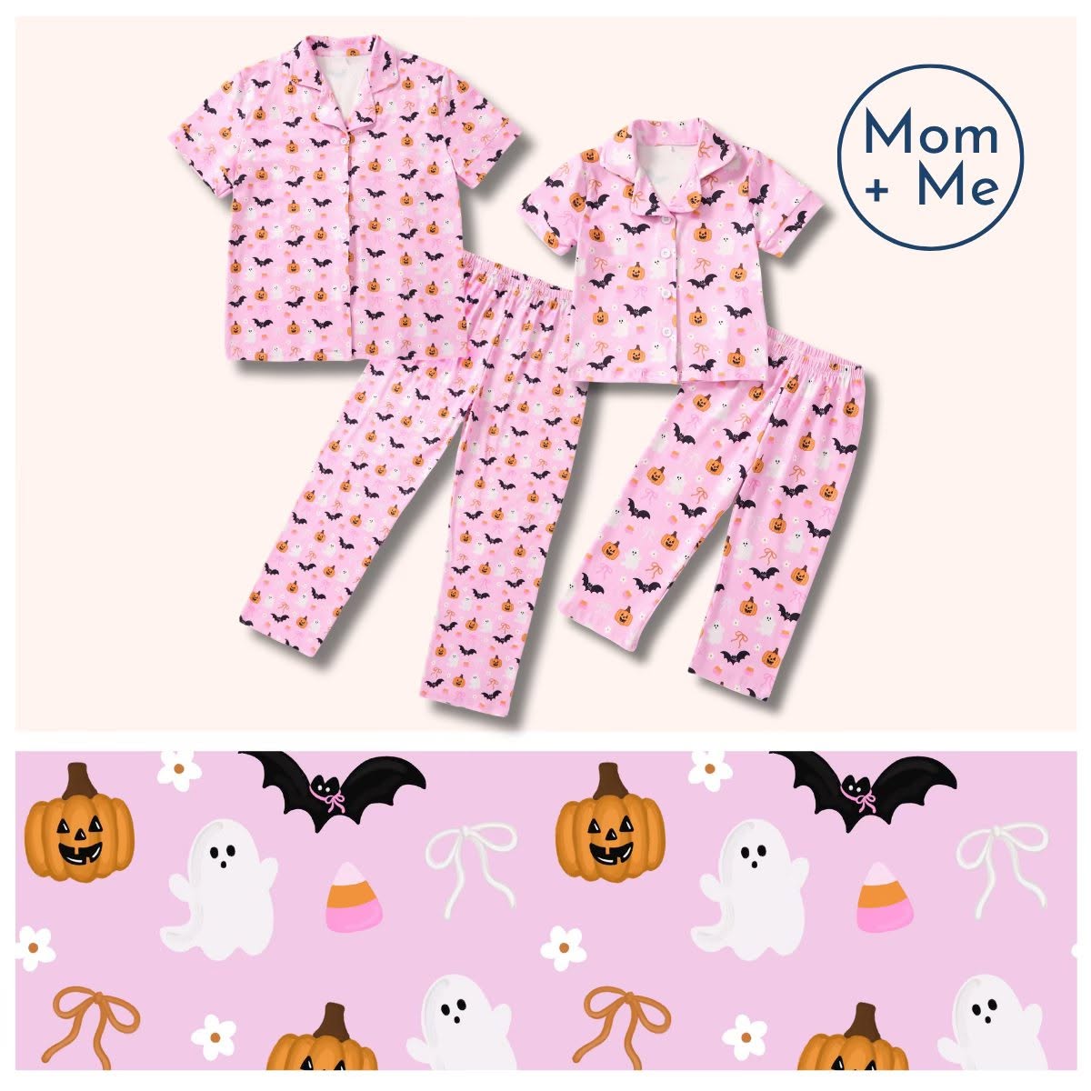 *Pre-Order" Mommy & Mini Sweet & Spooky Loungewear- MOMMY