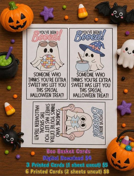 You've Been Booed! Halloween Cards