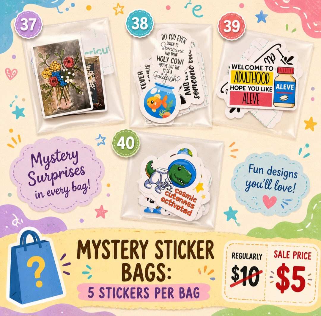 Sticker Mystery Grab Bags