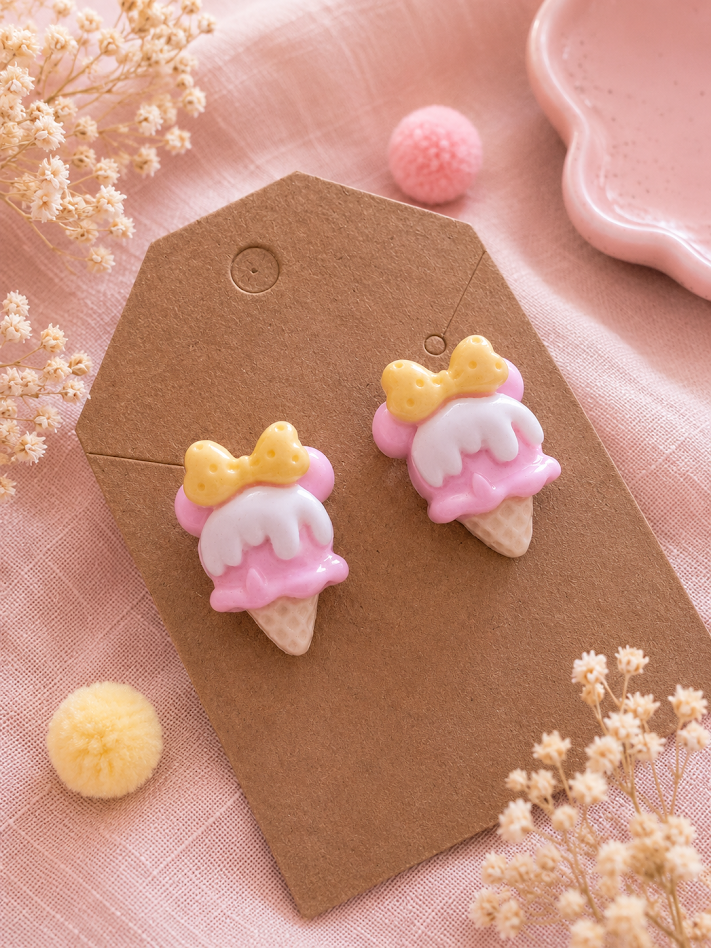 Ice Cream Post Earrings