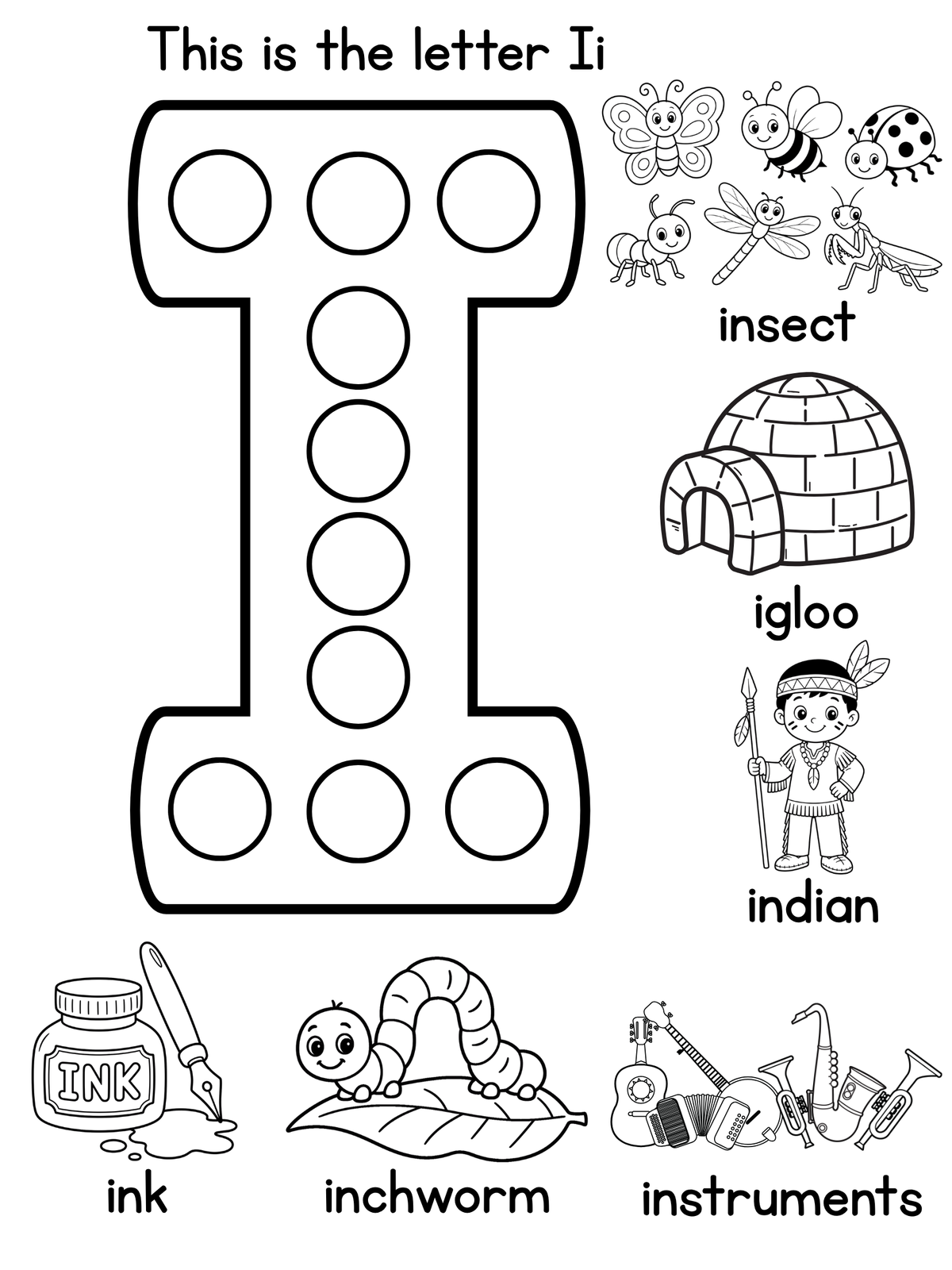 A–Z Dot Worksheets