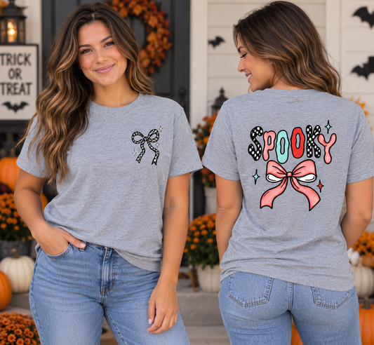 Spooky Adult Shirt- Front & Back
