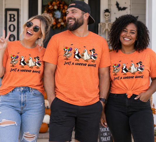 Just a Horror Goose Adult Shirt