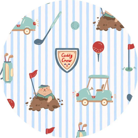 KiKi+LuLu: PREORDER Boy/Girl Golf Zippie PJ's