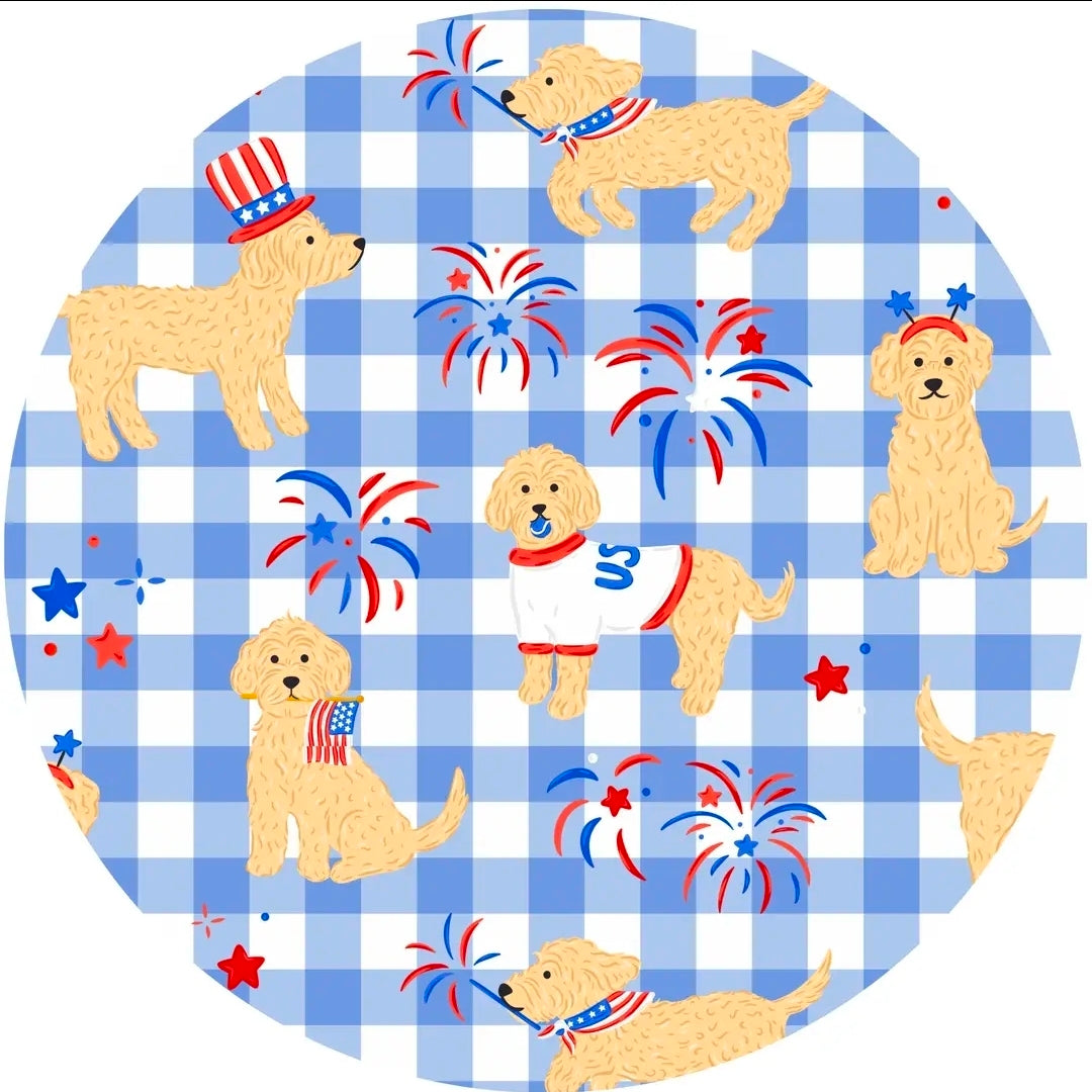 Kiki + Lulu Yankee Doodle Doggies Convertible Footies