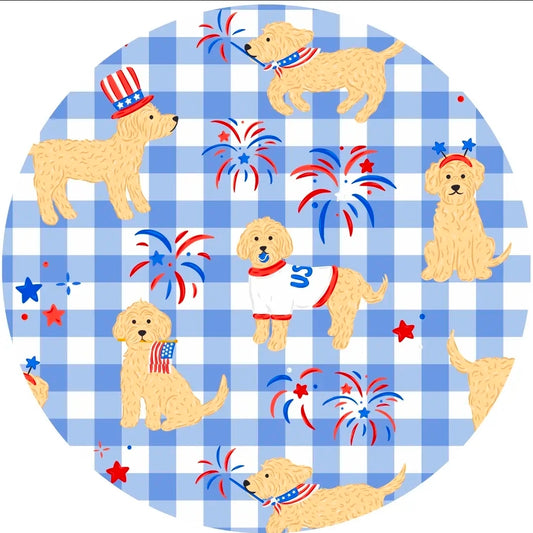 Kiki + Lulu Yankee Doodle Doggies Convertible Footies