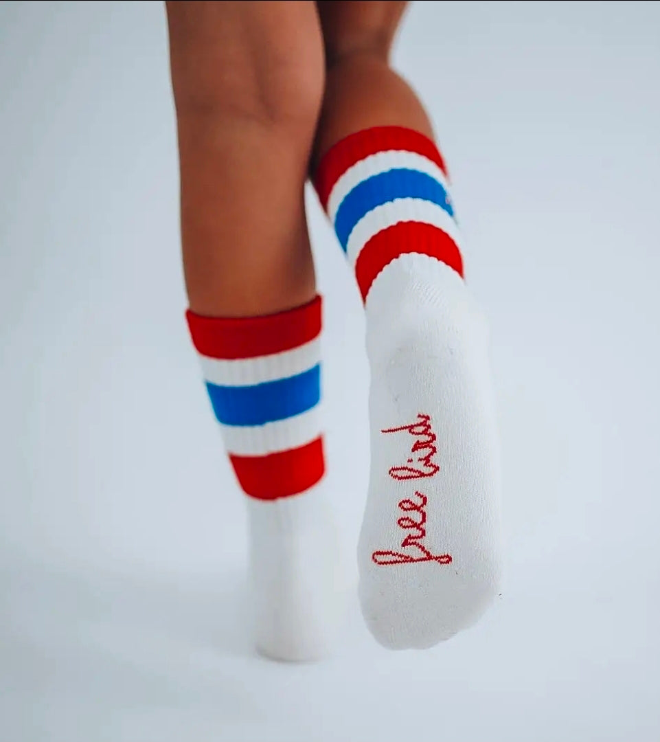 Unisex Toddler Retro Free Bird Tube Socks
