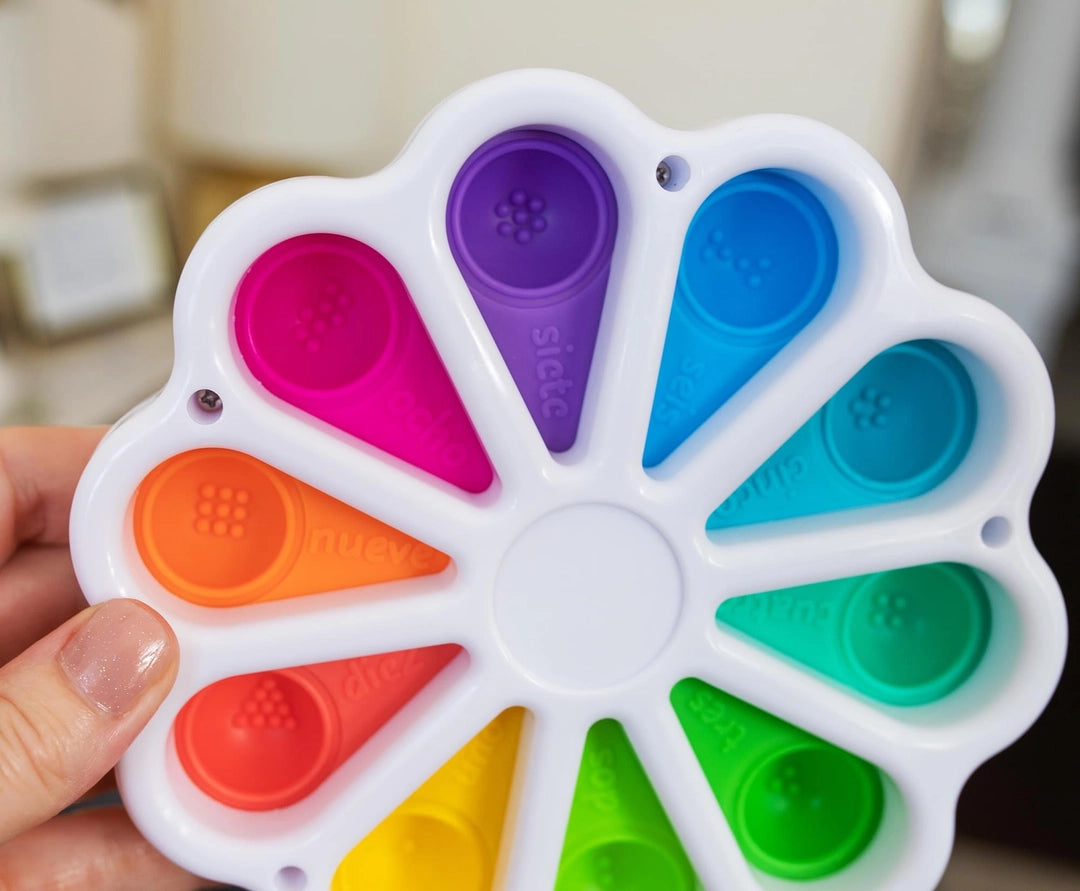 Pop Fidget Numbers Round 10 Button Popping Toy